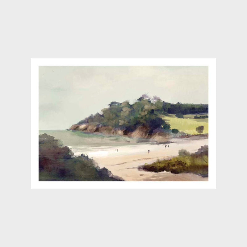 Devon Beach Art Print