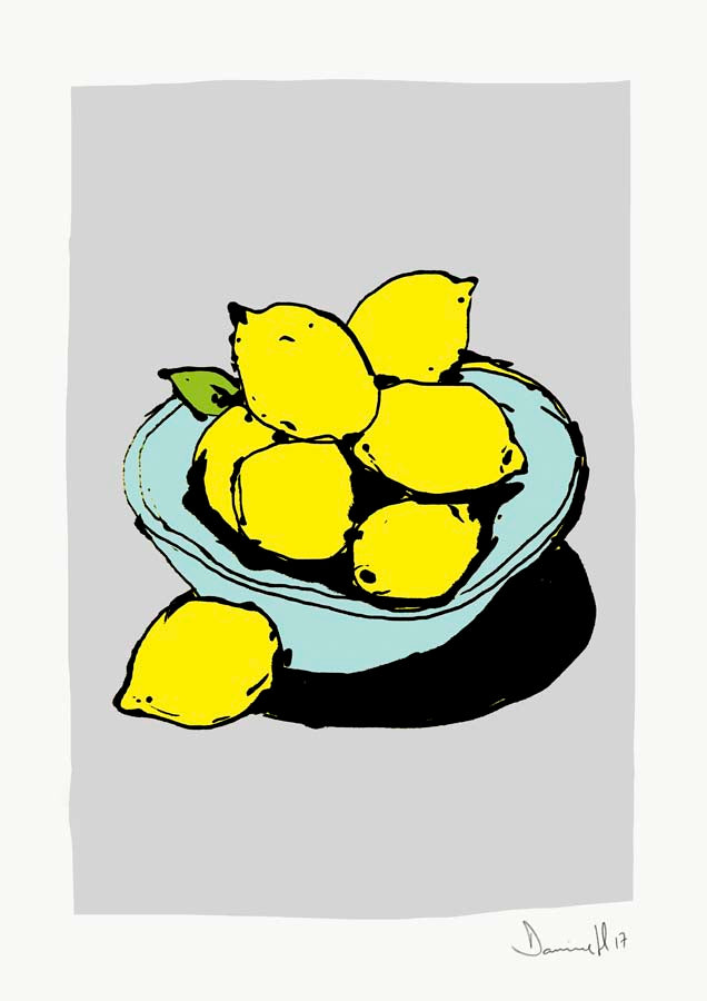 Lemons Canvas Wall Art