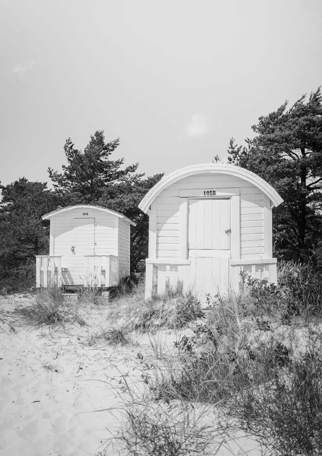 Beach Huts Canvas Art Print