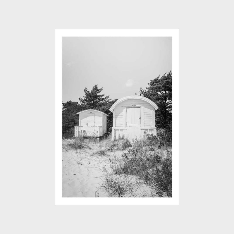 Beach Huts Art Print