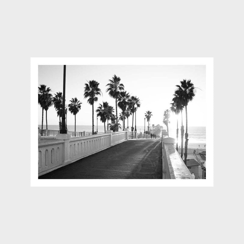 Beachside Pier Art Print