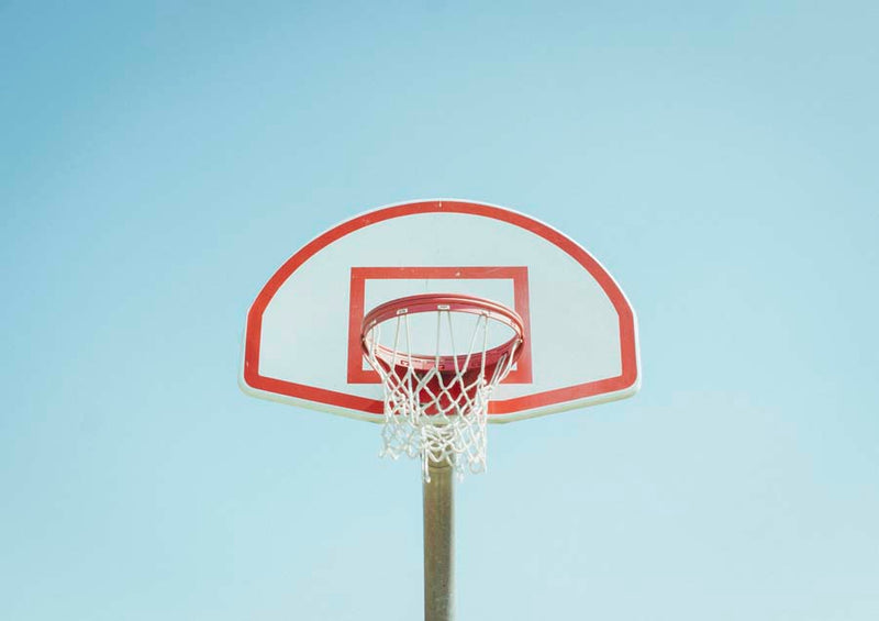 Basketball Hoop Canvas Art Print