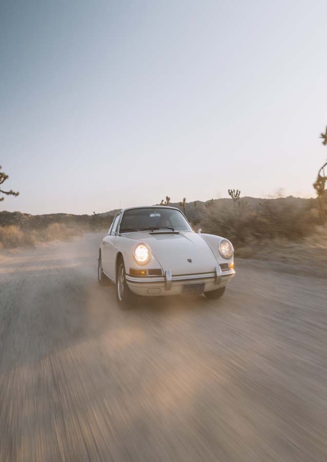 Desert Porsche Canvas Art Print