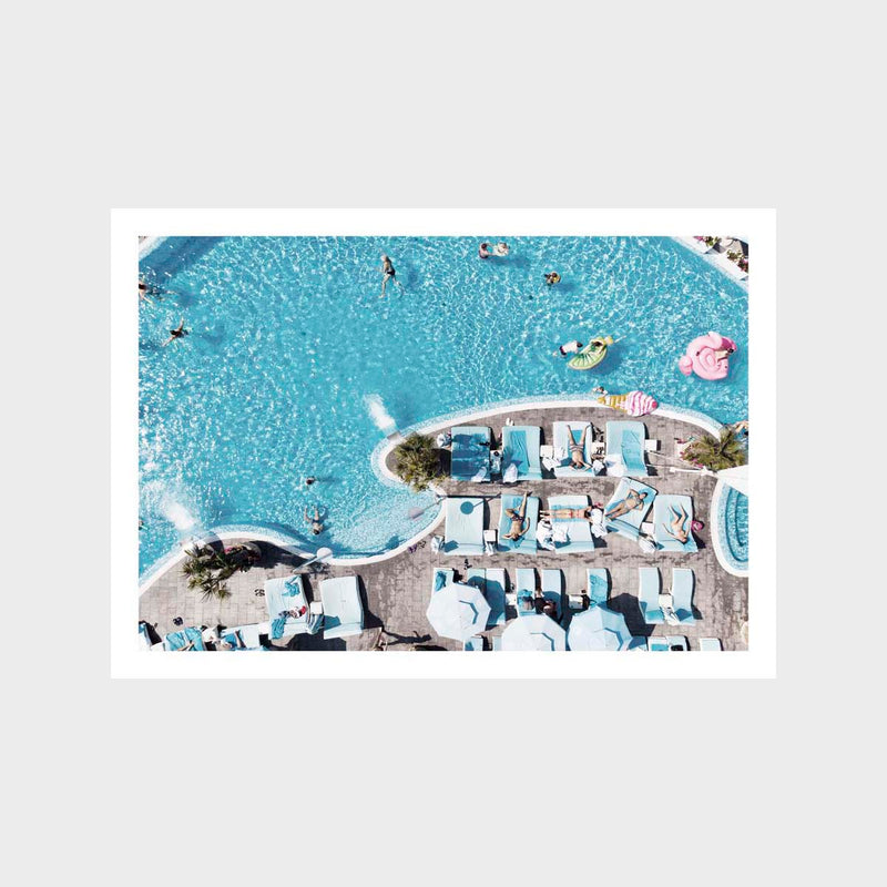 Poolside Sun Art Print