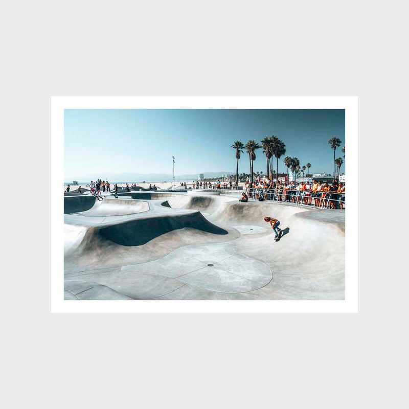 Venice Beach Skate Park Art Print