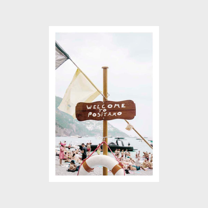 Welcome to Positano Art Print